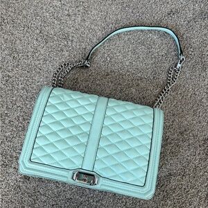 Rebecca Minkoff Love Jumbo Chevron-Quilted Crossbody Bag